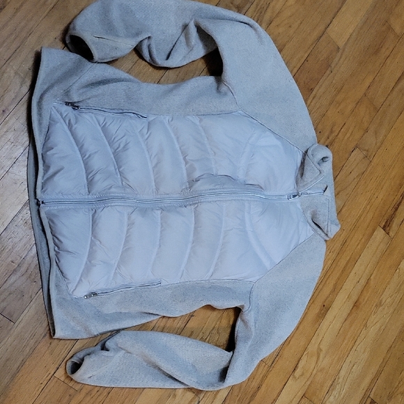 Light Gray Puffer Jacket - Picture 1 of 3